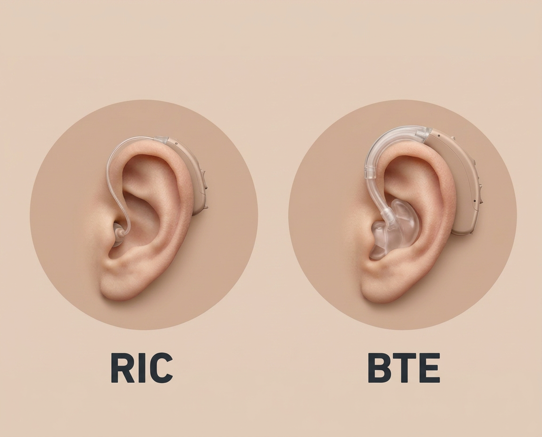 ric vs bte hearing aids