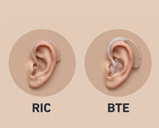 ric vs bte hearing aids